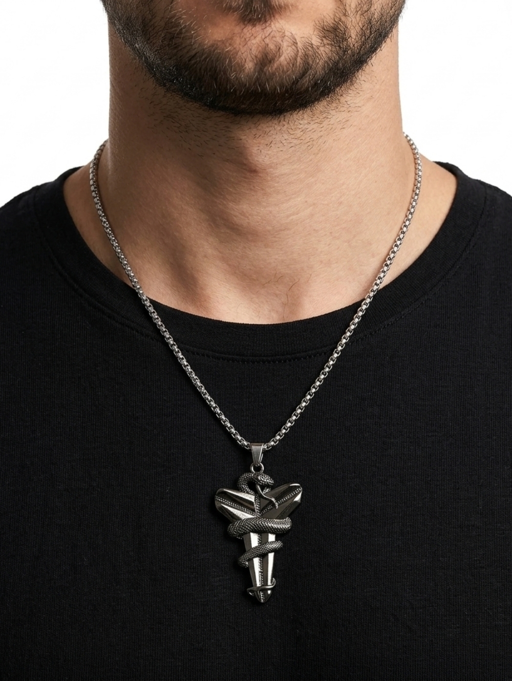 New Kobe Bryant Black Mamba Dark Pendant Necklace!  GREAT CHRISTMAS GIFT!!